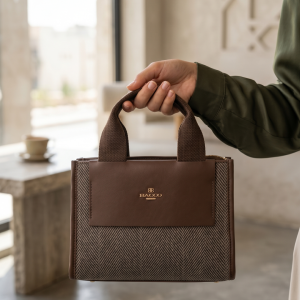 شنطة ستاتي اسود جلد