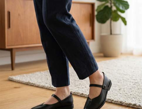 صندل سبور ابيض جلد