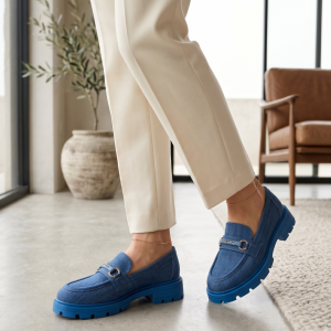 حذاء كاجوال اسود جلد