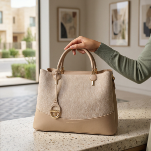 شنطة ستاتي اسود جلد