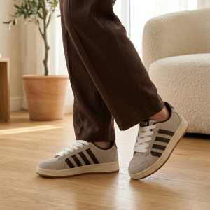 بوط ستاتي اسود جلد