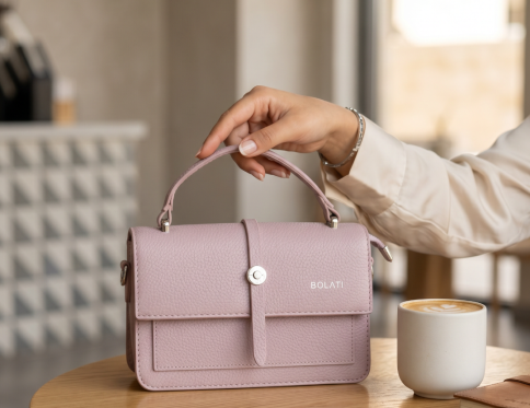 شنطة ستاتي اسود جلد